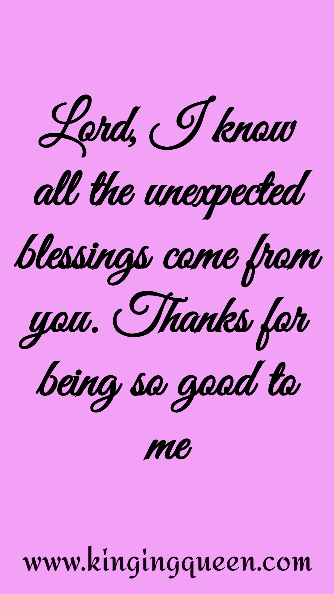 unexpected blessing quotes 