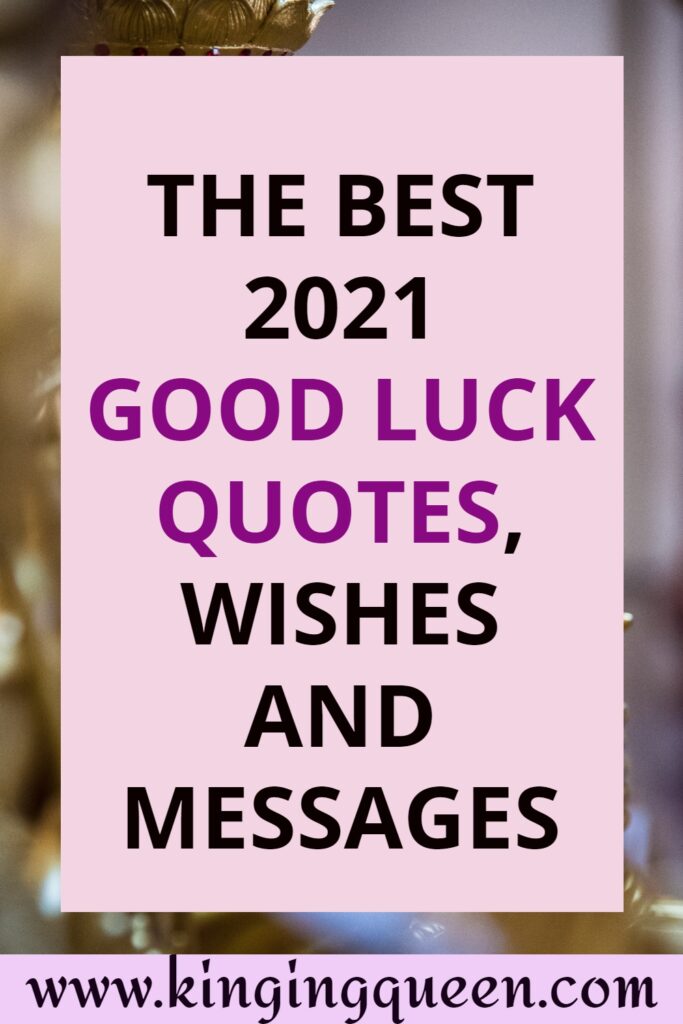 Good luck quotes 