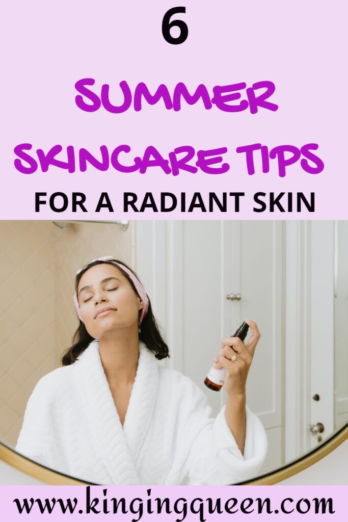 skin care tips for the summer