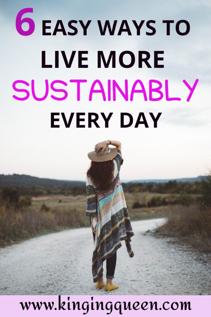 how to live more sustainable