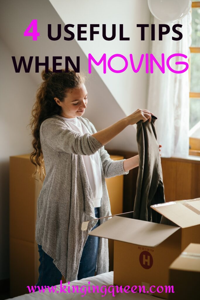 tips when moving