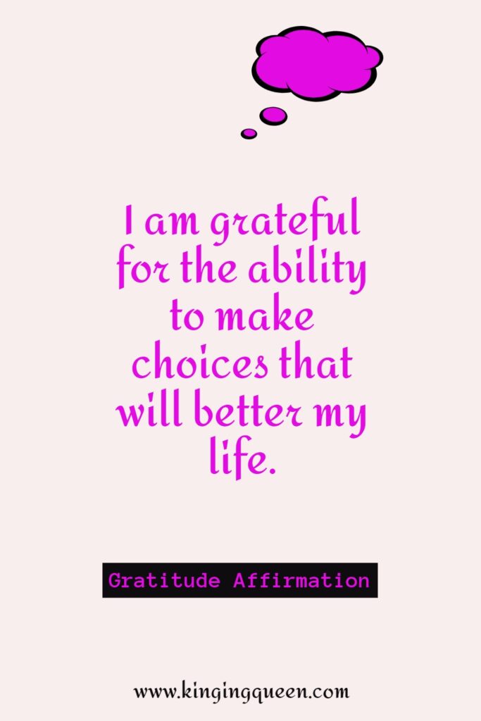 affirmations of gratitude