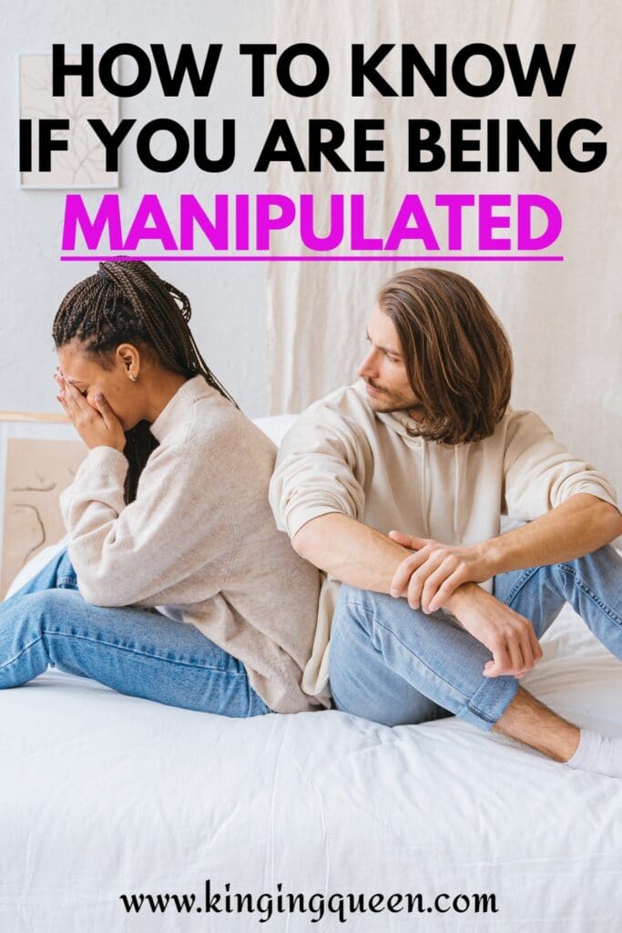 how to know if you are being manipulated