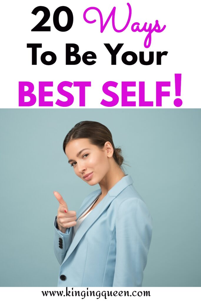 ways to be your best self