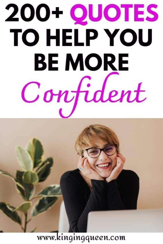 quotes about self Confidence
