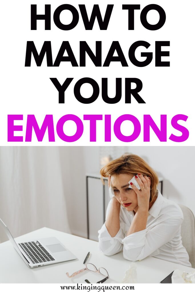 how to manage your emotions 