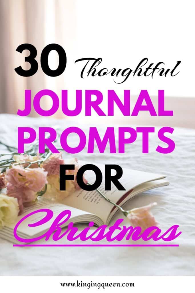 christmas journal prompts