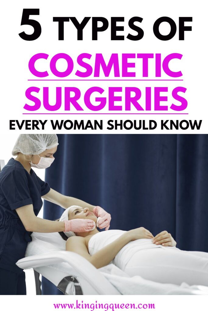 types of cosmetic surgeries