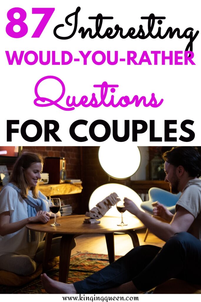 would you rather questions for couples