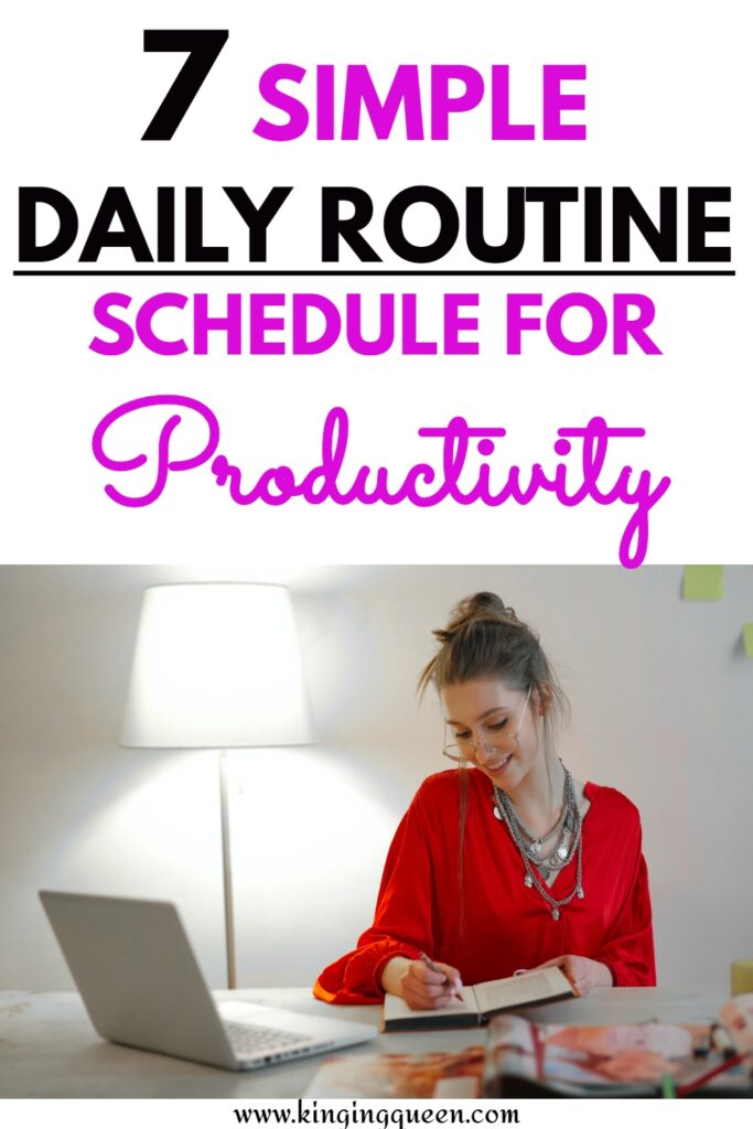 productive daily routines
