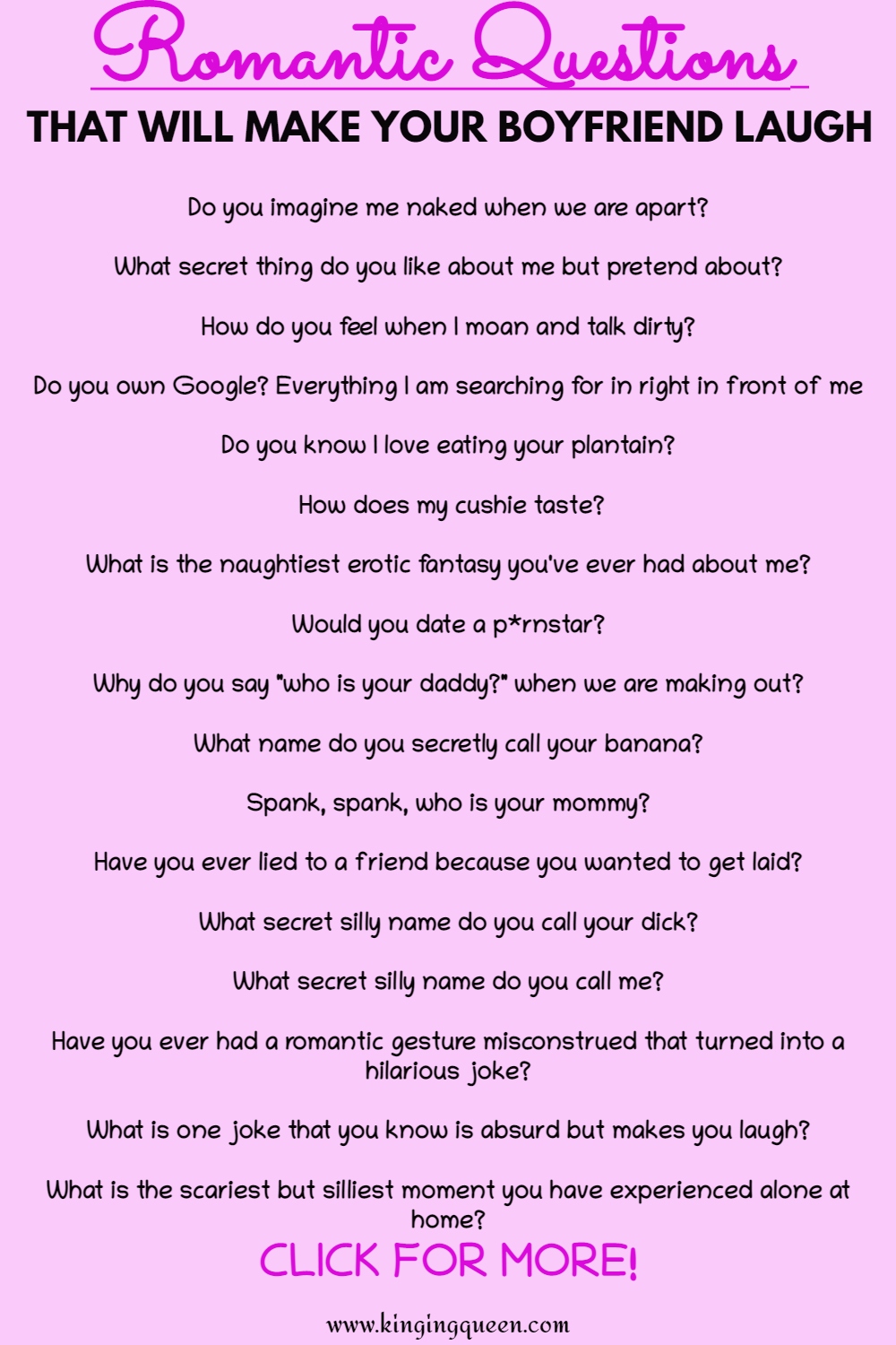 Romantic Questions To Ask Your Boyfriend To Make Him Laugh!